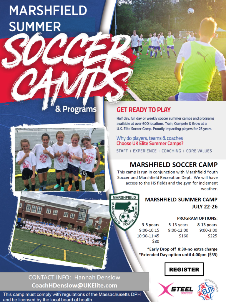 Programs and Clinics Marshfield Youth Soccer