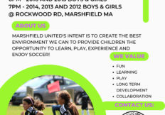 Want to play for Marshfield united
